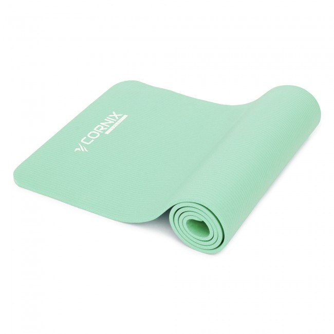 Килимок спортивний Cornix NBR 183 x 61 x 1 см для йоги та фітнесу XR-0491 Light Green