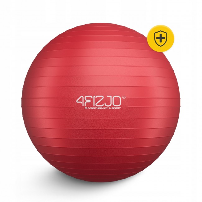 Мяч для фитнеса (фитбол) 4FIZJO 75 см Anti-Burst Red (P-5907739316356)