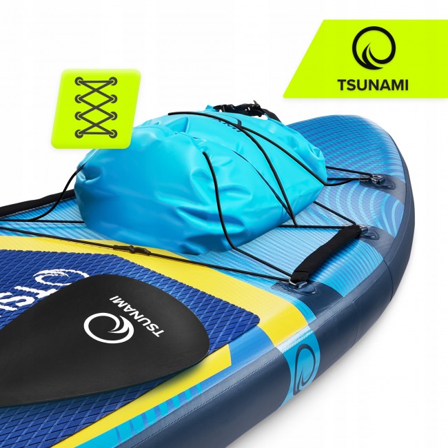 Надувная SUP доска (сапборд) TSUNAMI PRO 350 см с веслом T13 (P-5905973405614)