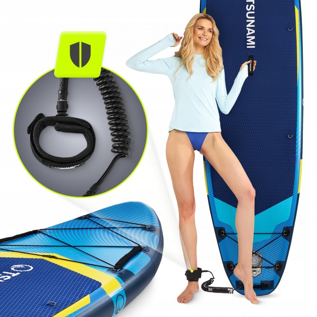 Надувная SUP доска (сапборд) TSUNAMI PRO 350 см с веслом T13 (P-5905973405614)