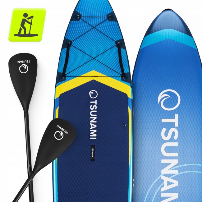 Надувная SUP доска (сапборд) TSUNAMI PRO 350 см с веслом T13 (P-5905973405614)