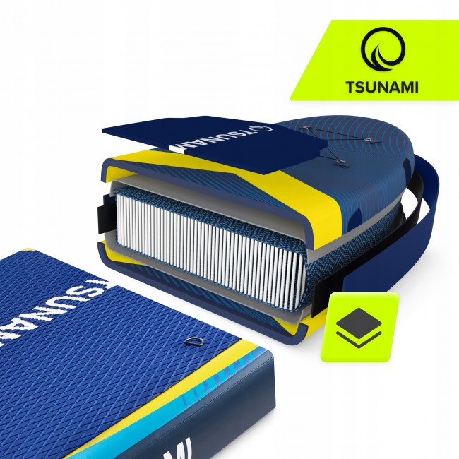 Надувная SUP доска (сапборд) TSUNAMI PRO 350 см с веслом T13 (P-5905973405614)