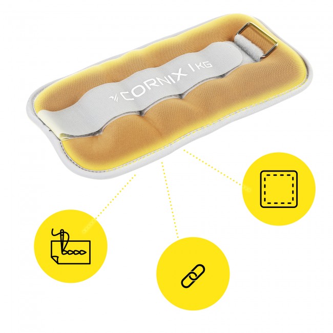 Обтяжувачі-манжети для ніг та рук Cornix 2 x 1 кг XR-0355
