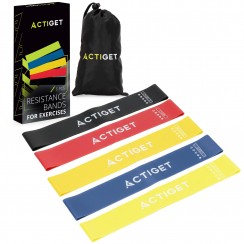 Гумки для фітнесу Actiget Mini Power Band набір 5 шт 1-20 кг ACT0104