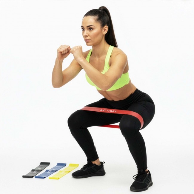 Резинки для фитнеса Actiget Mini Power Band набор 5 шт 1-20 кг ACT0104