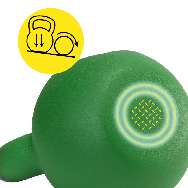Гиря металева Cornix 20 кг із вініловим покриттям XR-0439 Green/Black