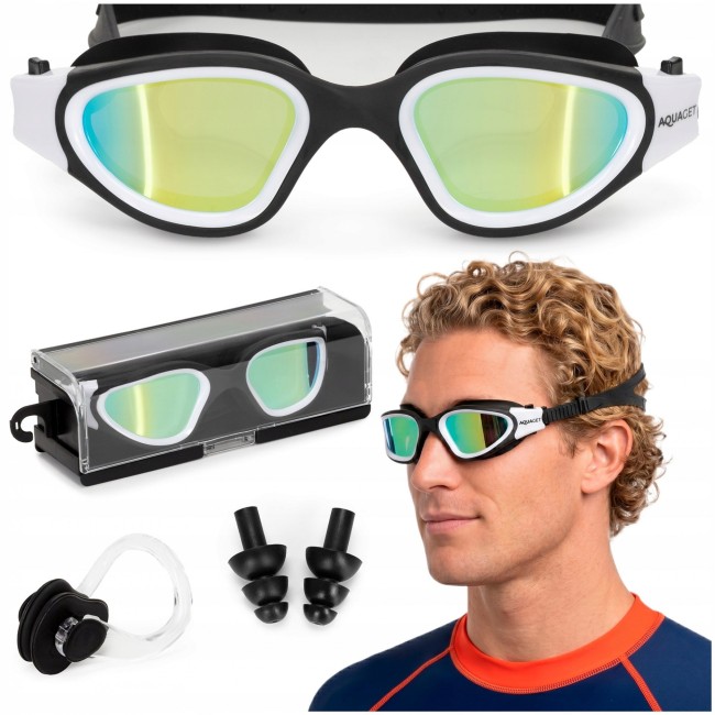 Очки для плавания Aquaget AQ0011 Black