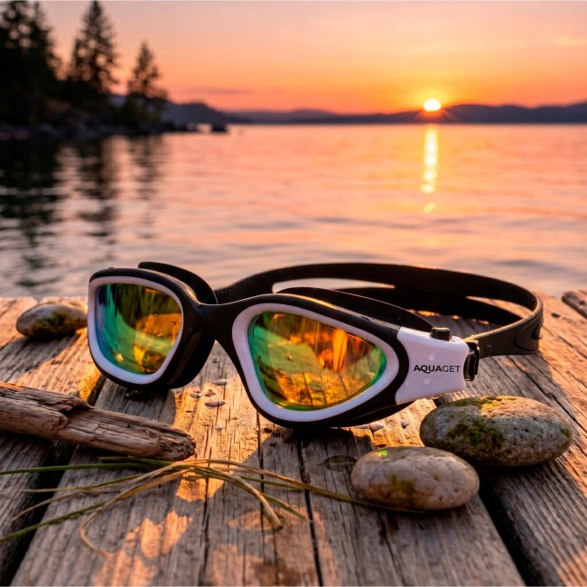 Очки для плавания Aquaget AQ0011 Black