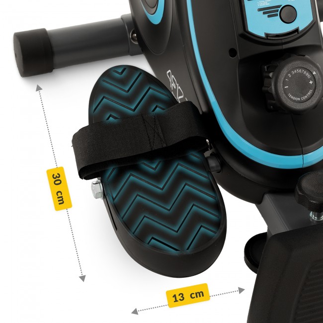 Гребной тренажер магнитный 4FIZJO Evo+ Black/Blue (P-5905973401715)