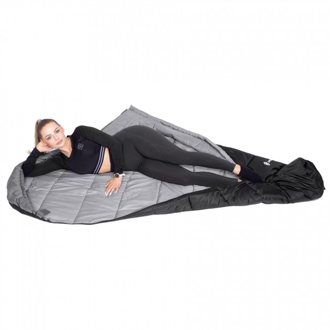 Спальный мешок (спальник) Springos CS0046 0 ...+10 °C R Black/Grey