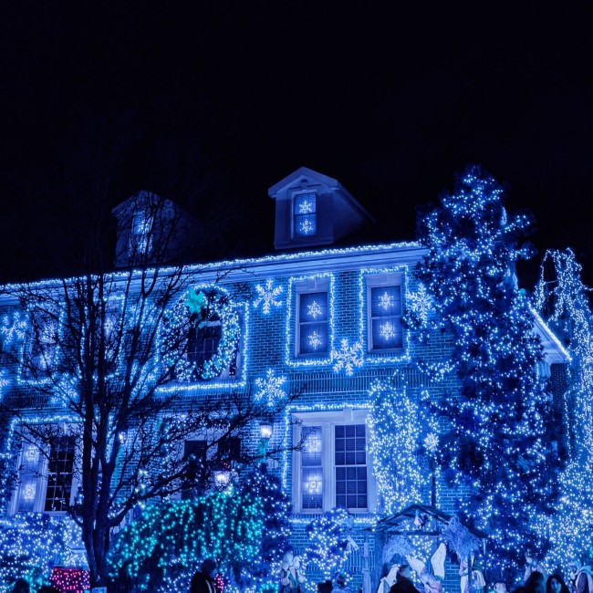 Гирлянда уличная (наружная) Springos 18 м 300 LED CL0327 Blue