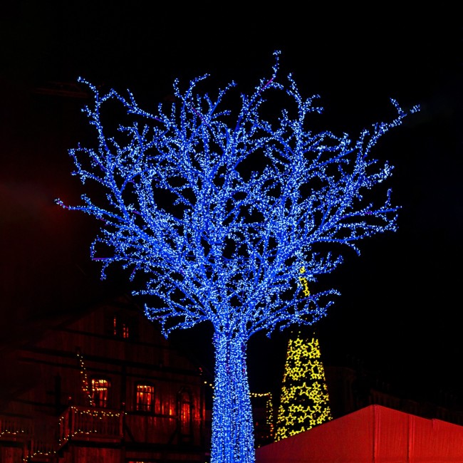 Гирлянда уличная (наружная) Springos 18 м 300 LED CL0327 Blue