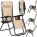 Шезлонг (кресло-лежак) для пляжа, террасы и сада Springos Zero Gravity GC0028