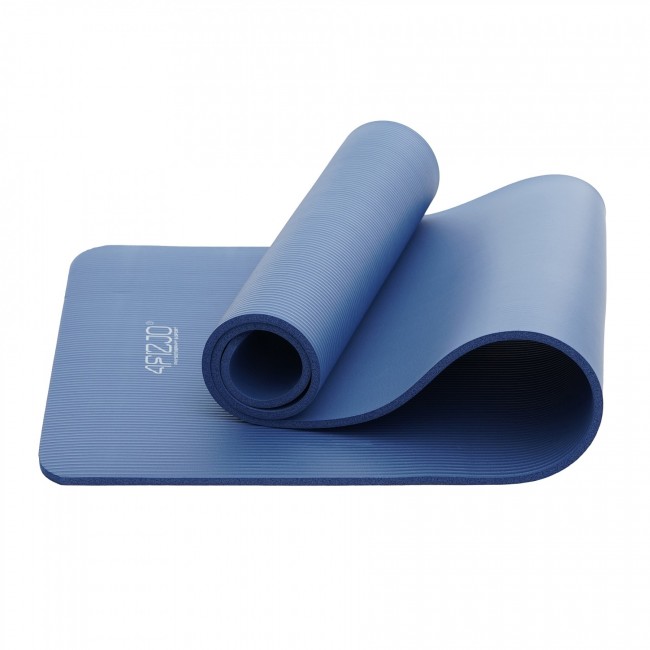 Коврик (мат) спортивный 4FIZJO NBR 180 x 60 x 1.5 см для йоги и фитнеса Navy Blue (P-5907739316981)