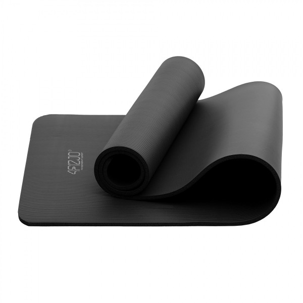 Коврик для фитнеса и йоги 4FIZJO NBR 1 см 4FJ0015 Black