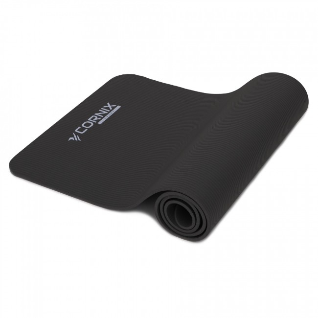 Коврик спортивный Cornix NBR 183 x 61 x 1 cм для йоги и фитнеса XR-0013 Black