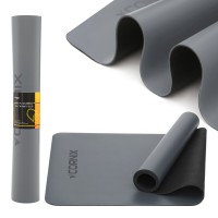 Коврик спортивный Cornix PU 183 x 68 x 0.4 см для йоги и фитнеса XR-0320 Grey