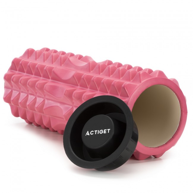 Массажный ролик Actiget EVA 33 x 13 см (валик, роллер) ACT0100 Pink