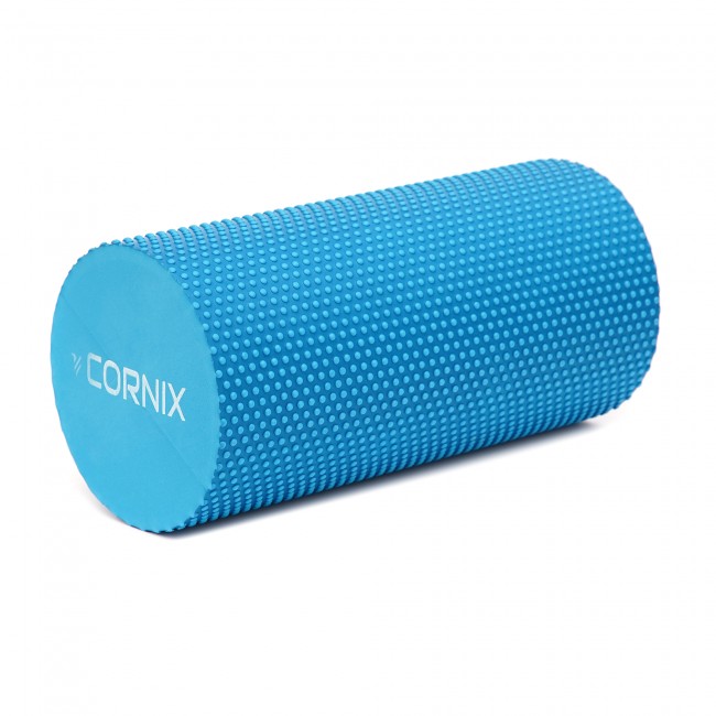 Масажний ролик Cornix EVA+ 30 x 15 см (валик, роллер) XR-0301 Blue