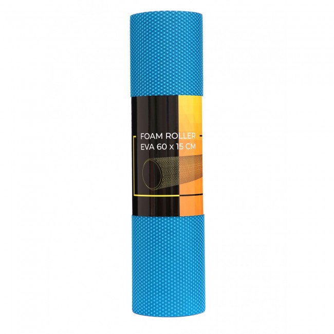 Масажний ролик Cornix EVA+ 60 x 15 см (валик, роллер) XR-0311 Blue