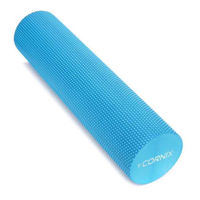 Масажний ролик Cornix EVA+ 60 x 15 см (валик, роллер) XR-0311 Blue
