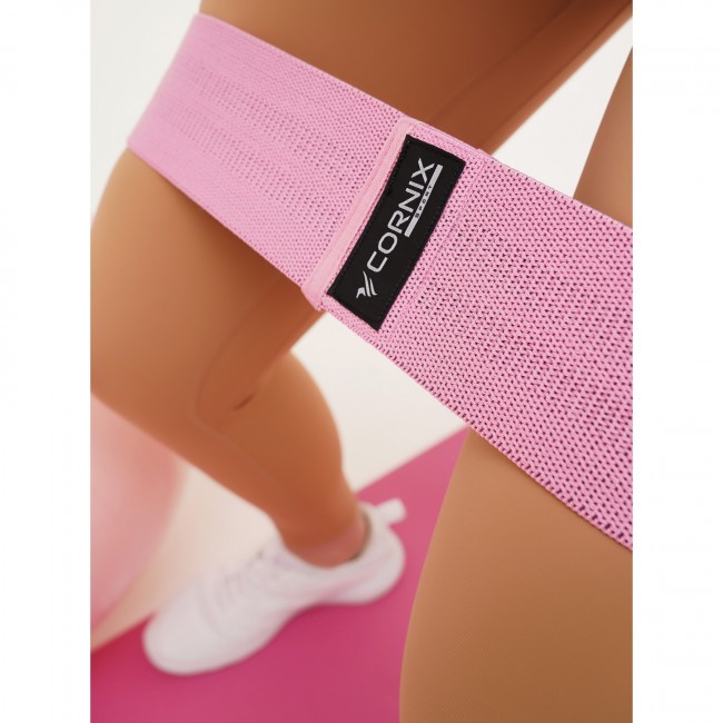 Гумки для фітнесу та спорту тканинні Cornix Hip Band набір 3 шт XR-0048