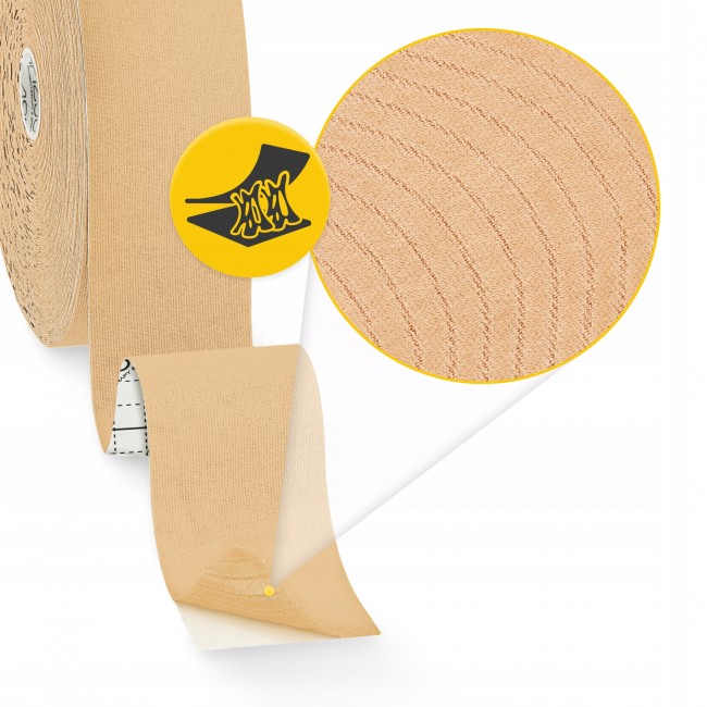 Лента кинезиологическая (кинезио тейп) 4FIZJO 5 см x 31 м Beige (P-5905973405539)