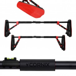 Турник раздвижной Cornix Elite+ 100-140 см XR-0295 Black/Red