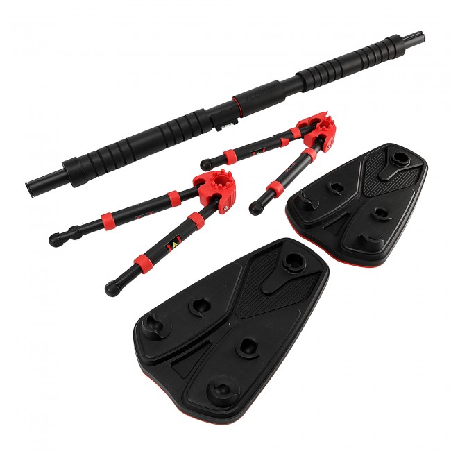 Турник раздвижной Cornix Elite+ 100-140 см XR-0295 Black/Red