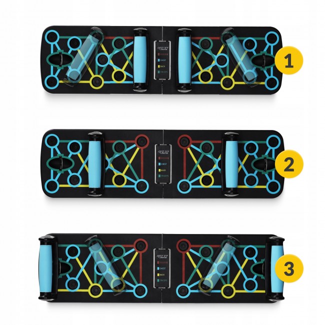 Упори (дошка) для віджимань зі змінним хватом 4FIZJO Push-up Board (P-5907739312501)