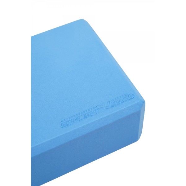 Блок для йоги SportVida EVA 23 x 15 x 7.6 см SV-EZ0068 Sky Blue