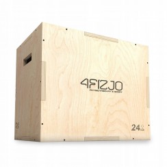 Бокс пліометричний (тумба для кросфіту) 4FIZJO 3 в 1 75 x 60 x 50 см дерев'яний (P-5907739317469)
