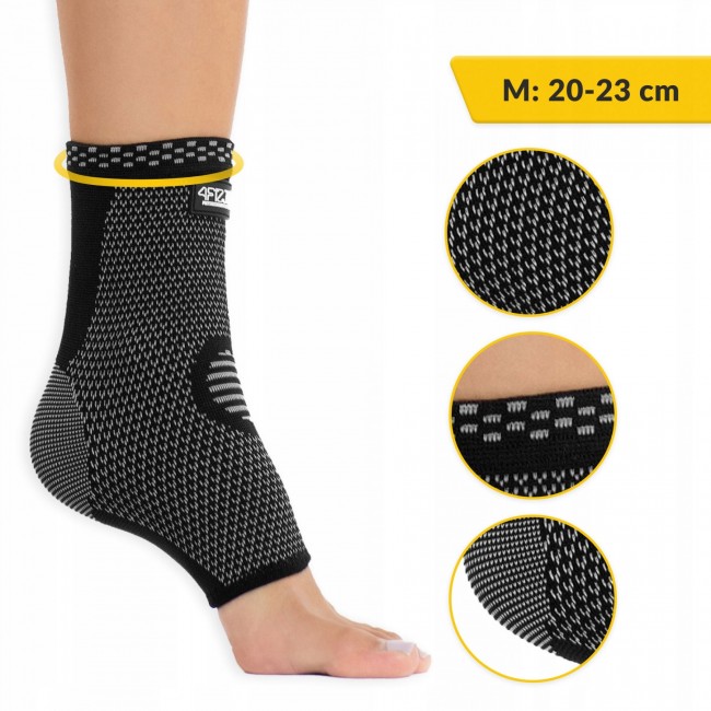 Фіксатор (бандаж) для гомілкостопу 4FIZJO 1 шт Size M (P-5907739318077)