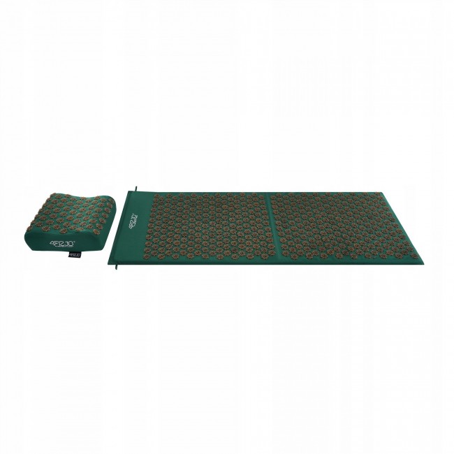 Коврик акупунктурный с подушкой 4FIZJO Ergo Mat XL Аппликатор Кузнецова Navi Green/Gold (P-5907739315083)