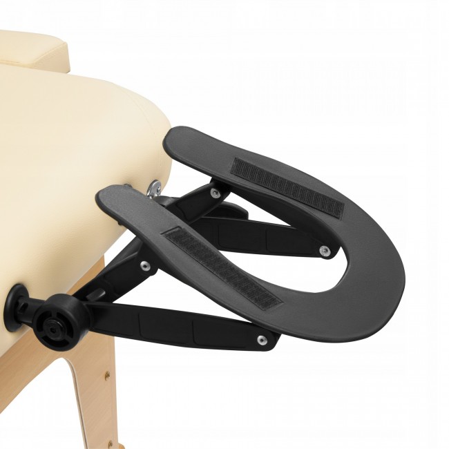 Массажный стол складной 4FIZJO Massage Table Wood W70 Beige (P-5907739318343)