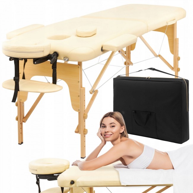 Массажный стол складной 4FIZJO Massage Table Wood W70 Beige (P-5907739318343) Массажный стол складной 4FIZJO Massage Table Wood W70 Beige (P-5907739318343)