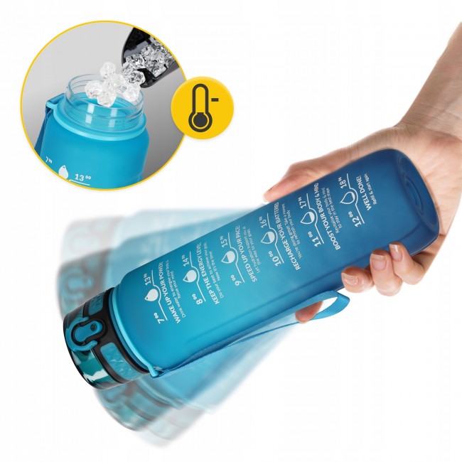 Пляшка для води спортивна 4FIZJO 1000 мл Sky Blue/Blue (P-5905973400763)
