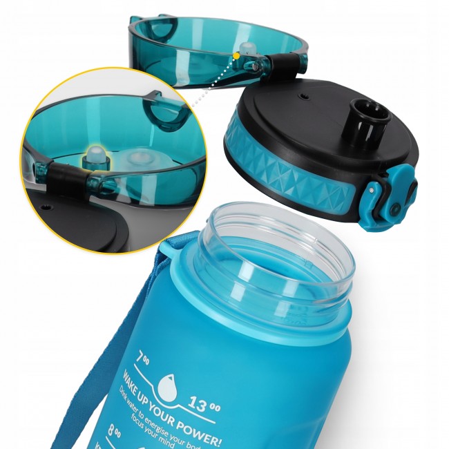Пляшка для води спортивна 4FIZJO 1000 мл Sky Blue/Blue (P-5905973400763)