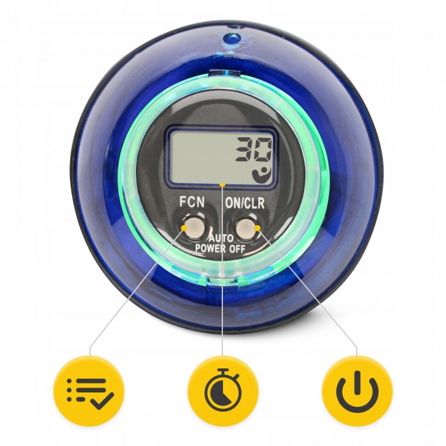 Тренажер для кисти и запястья 4FIZJO Power Ball гироскопический Blue/Yellow (P-5905973402224)