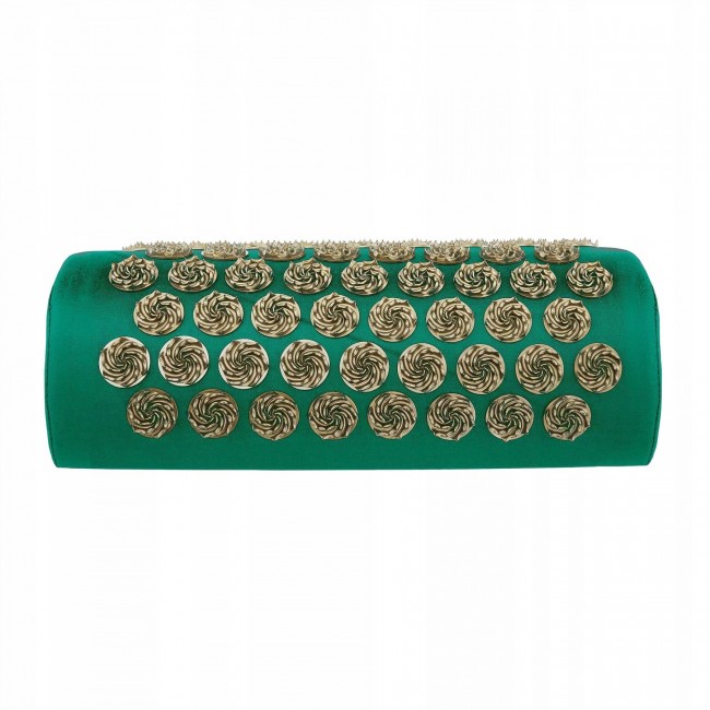 Валик акупунктурный 4FIZJO Standard Аппликатор Кузнецова Navy Green/Gold (P-5907739316929)