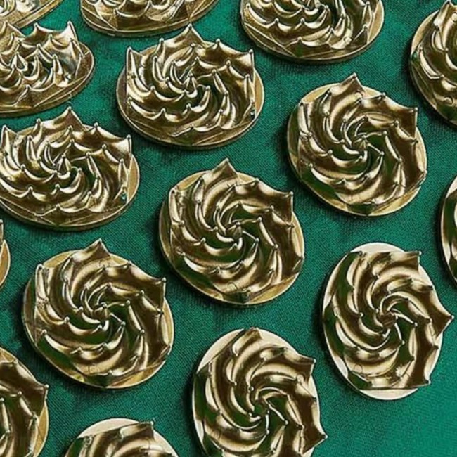 Валик акупунктурный 4FIZJO Standard Аппликатор Кузнецова Navy Green/Gold (P-5907739316929)