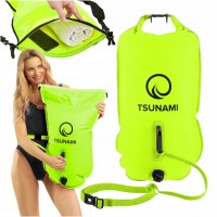 Буй для плавання TSUNAMI надувний 2 в 1 Yellow (P-5907739314024)