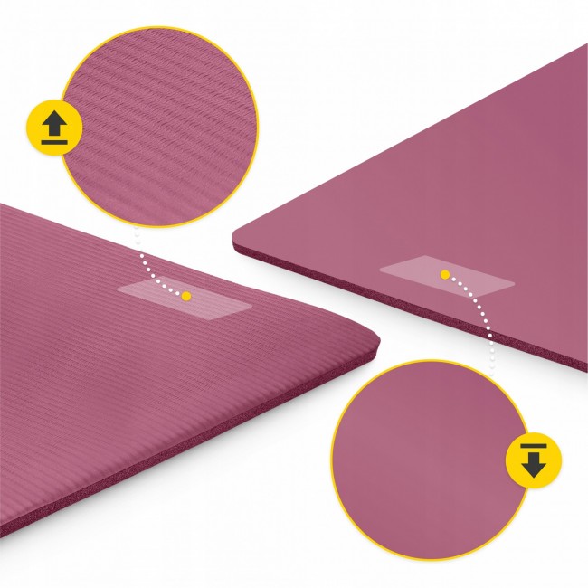 Коврик (мат) спортивный 4FIZJO NBR 180 x 60 x 1 см для йоги и фитнеса Burgundy (P-5905973406703)