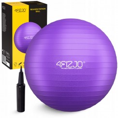 Мяч для фитнеса (фитбол) 4FIZJO 75 см Anti-Burst Violet (P-5905973404815)