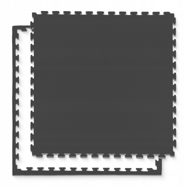 Мат-пазл (ластівчин хвіст) 4FIZJO Mat Puzzle EVA 100 x 100 x 2 см Black/Grey (P-5907739316226)