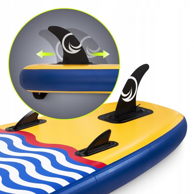 Надувна SUP дошка (САП борд) TSUNAMI 350 см з веслом Wave T04 (P-5907739314239)