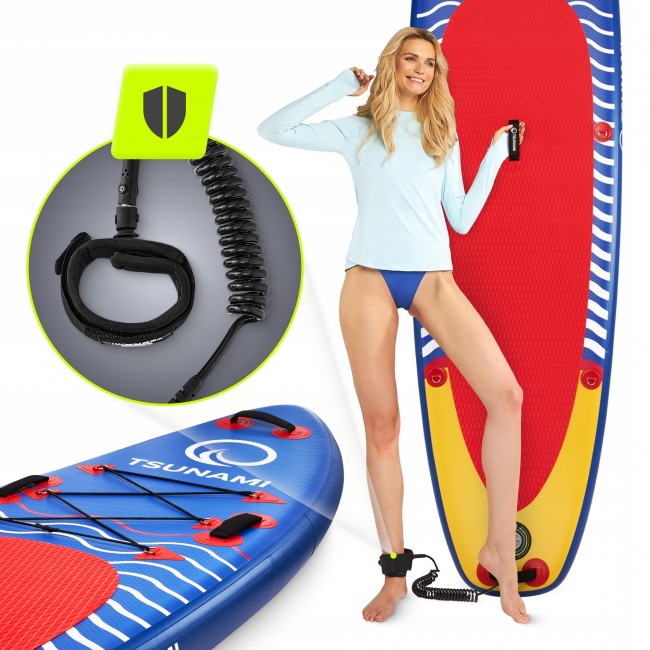 Надувна SUP дошка (САП борд) TSUNAMI 350 см з веслом Wave T04 (P-5907739314239)