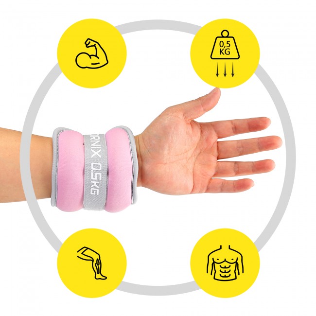 Утяжелители-манжеты для ног и рук Cornix 2 x 0.5 кг XR-0358