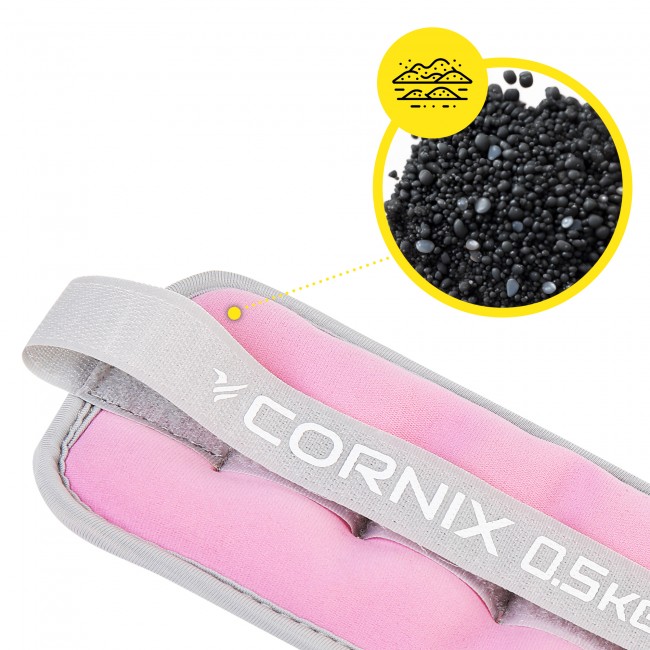 Утяжелители-манжеты для ног и рук Cornix 2 x 0.5 кг XR-0358