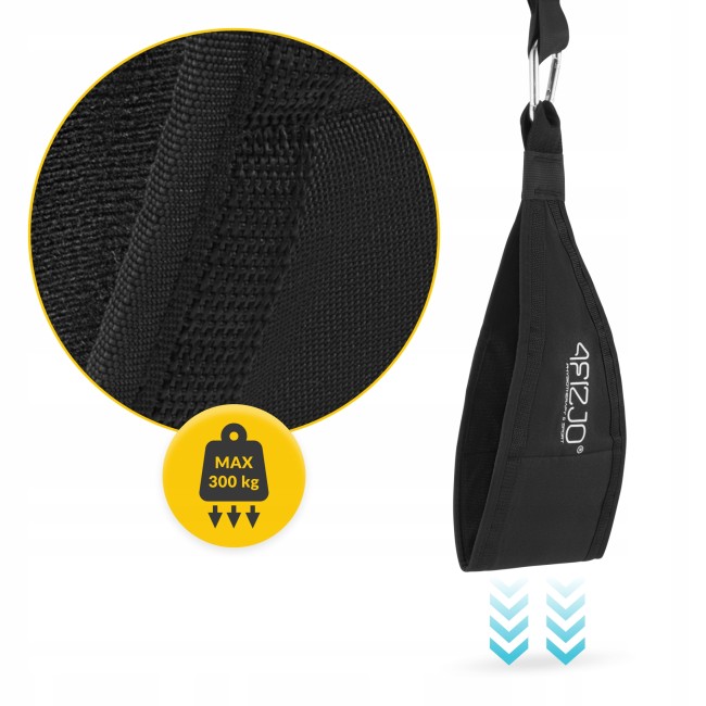 Петли подвесные (Береша) 4FIZJO AB Sling Straps Black (P-5905973402309)